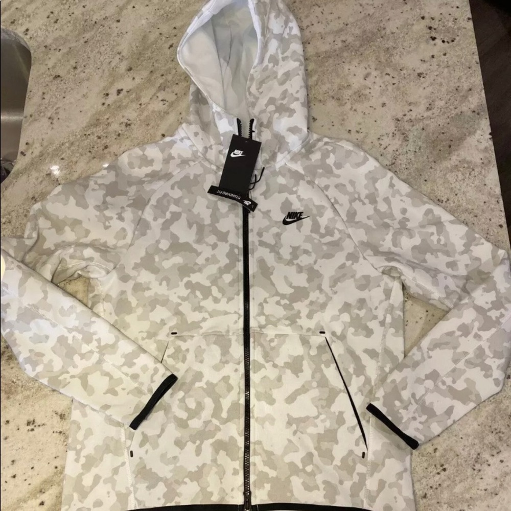 Nike Tech Fleece Printed Hoodie Mens Sz medium